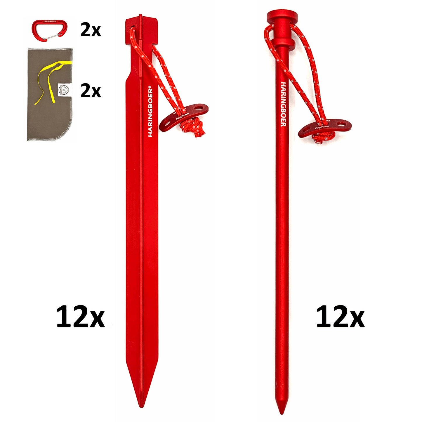 Haringboer 23 cm aluminium pakket - Zachte & Harde Grond