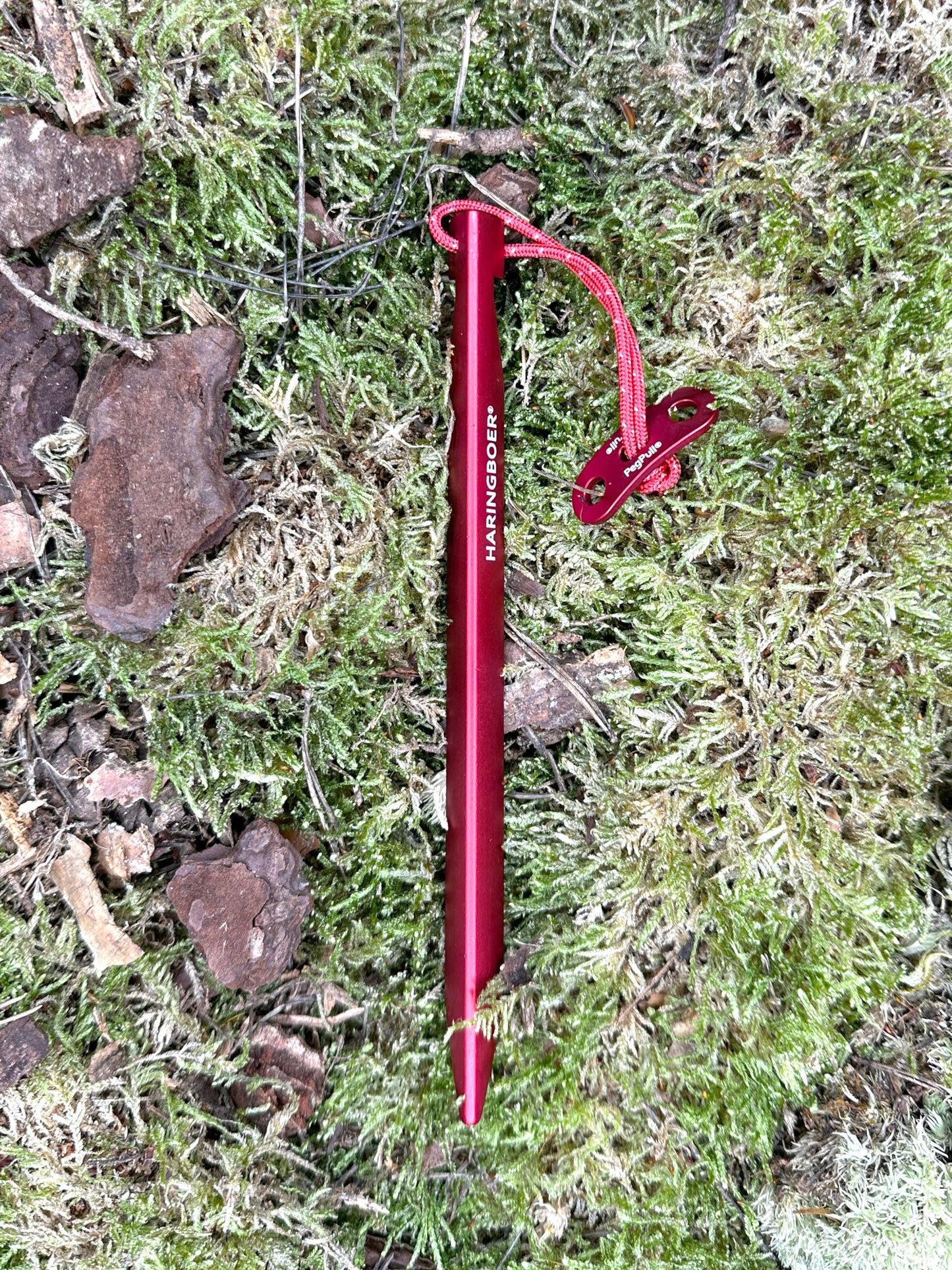 Haringboer 16 cm aluminium v-haring met PegPull®