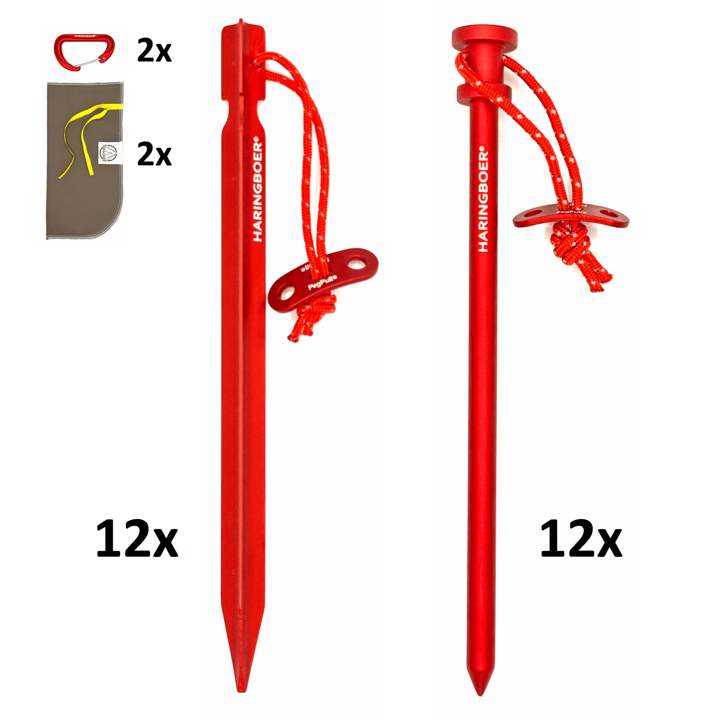 Haringboer Product Bundel - 18 cm haringen - Zachte & Harde Grond