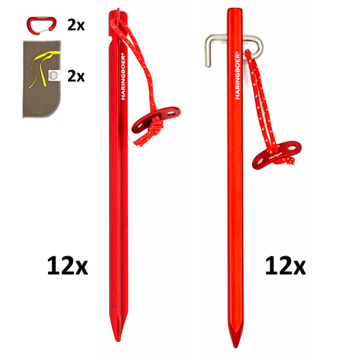 Produkt-Bundle – 20 cm Heringe – Komplettset für JEDEN Untergrund!