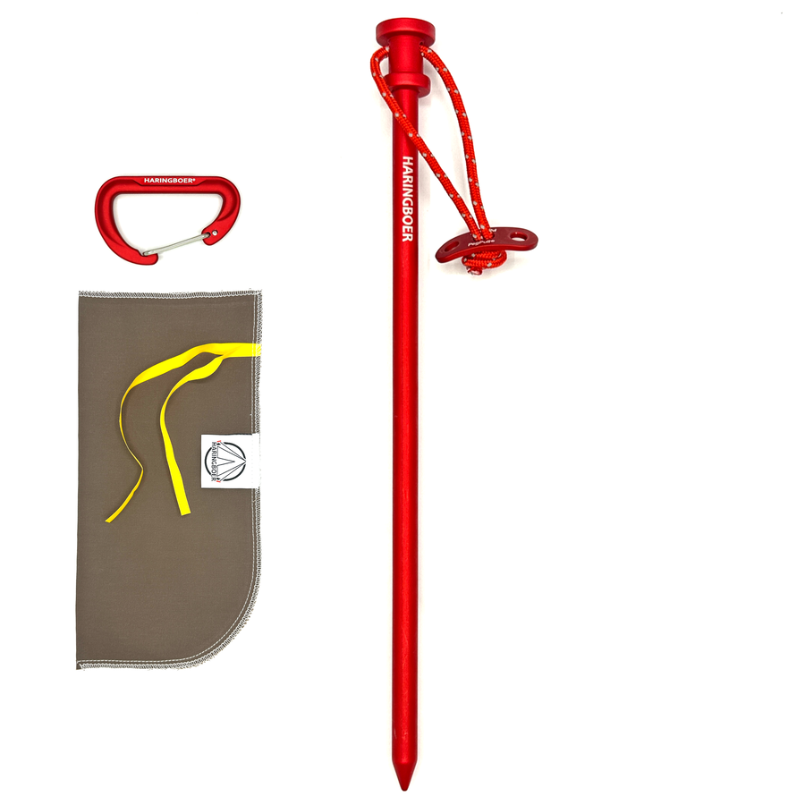 23 cm Aluminium Felsheringe mit PegPull®