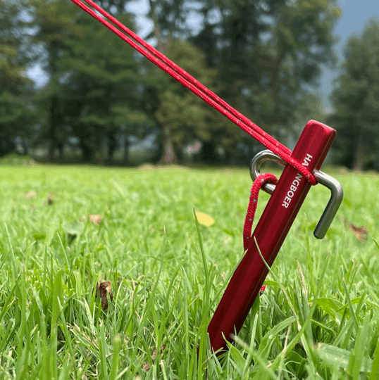 Felshering 26 cm im Detail: massiver Hakenhering für große Zelte