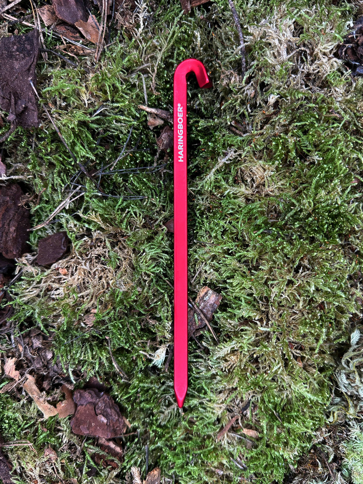 Bodenplanen-Hering 17 cm aus Aluminium im Einsatz beim Camping