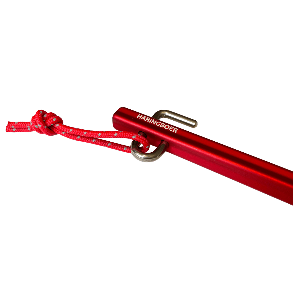 Felshering 26 cm aus Aluminium mit Haken und PegPull, Detailansicht