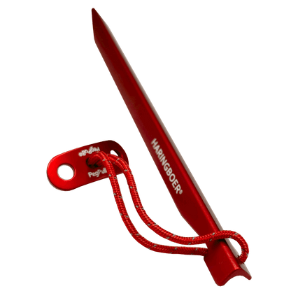 Haringboer 16 cm aluminium v-haring met PegPull®