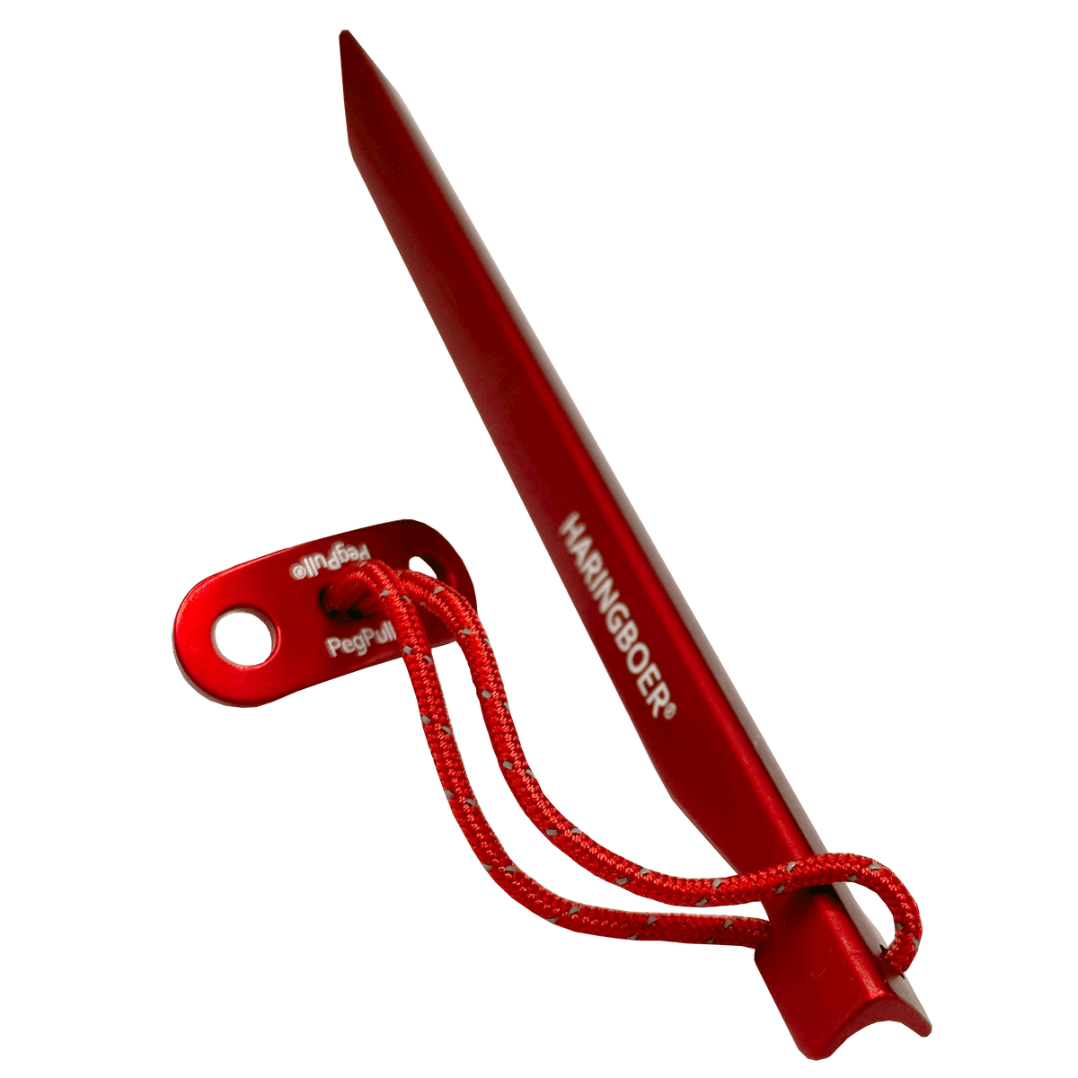 V-Hering 16 cm aus Aluminium mit PegPull, Produktansicht