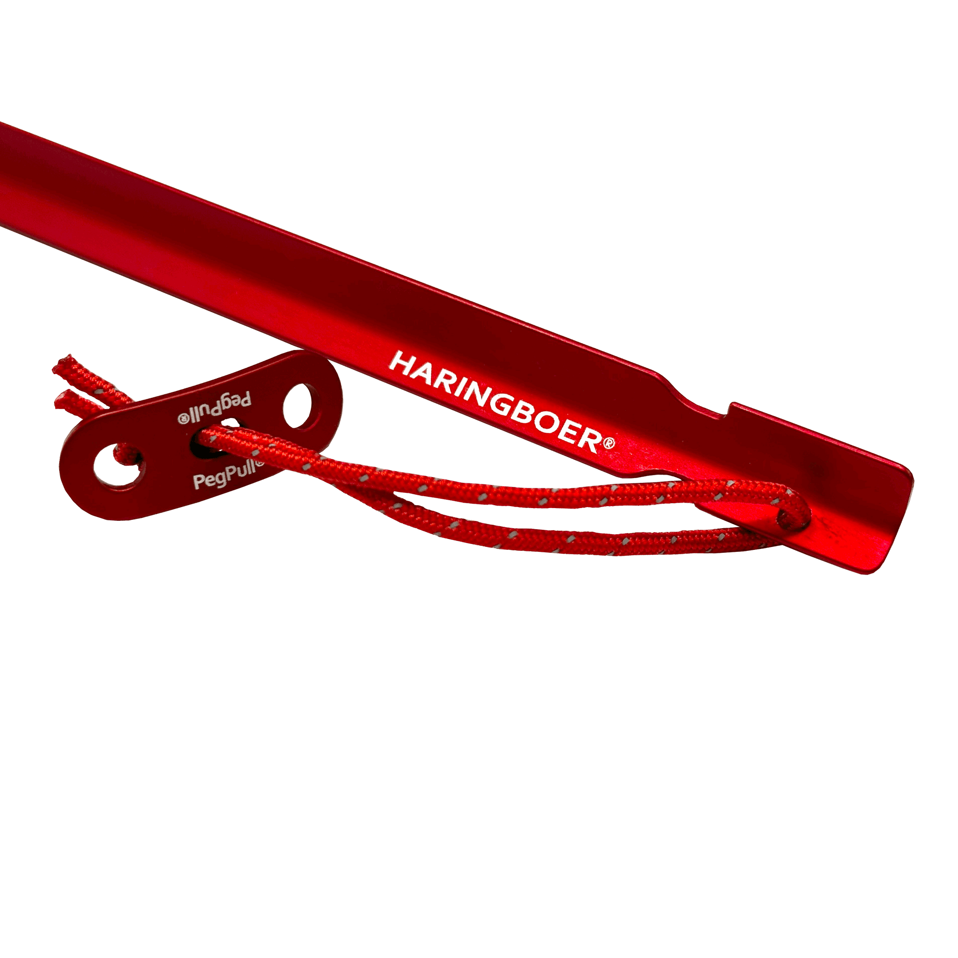 Haringboer 18 cm aluminium y-haring met PegPull®