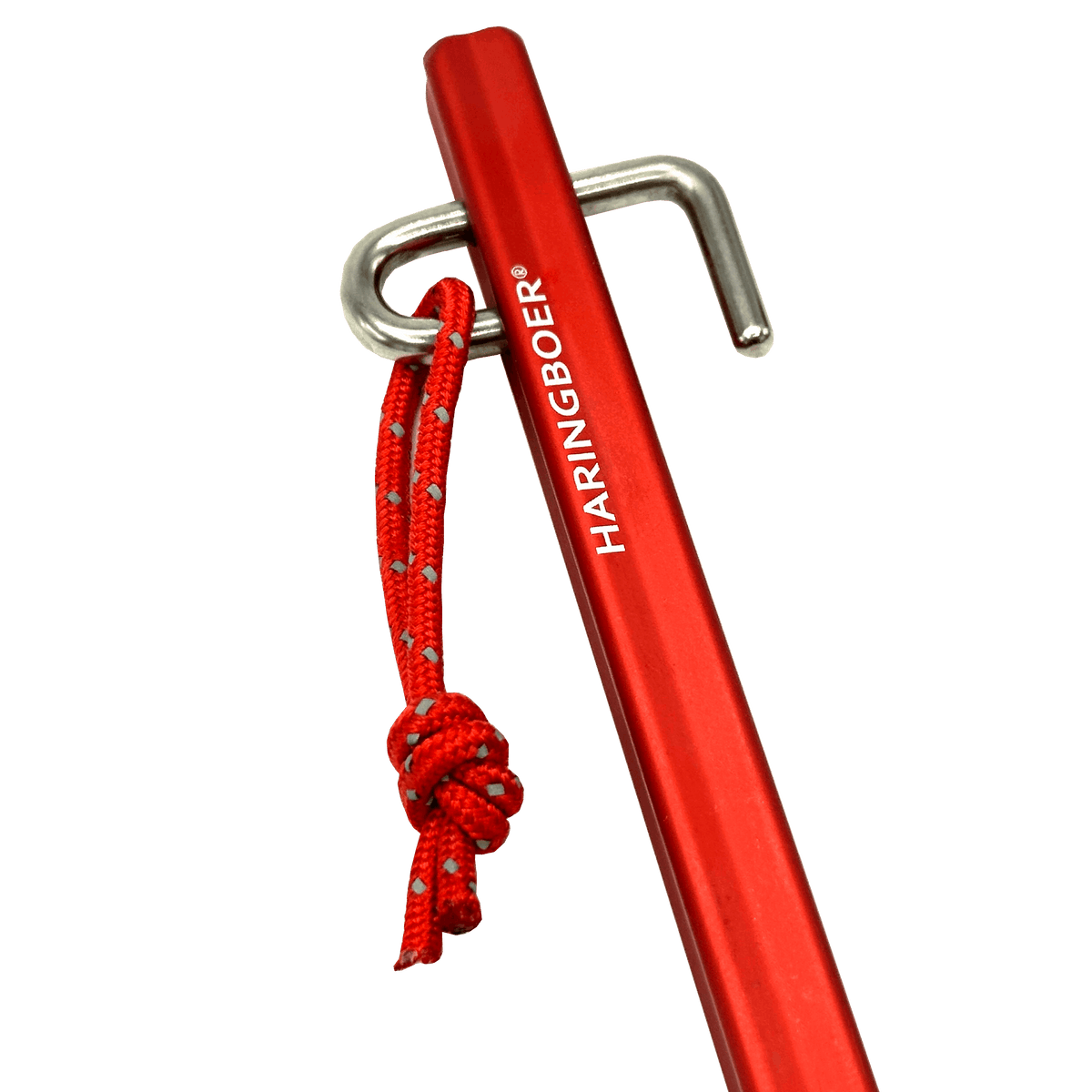 Felshering 20 cm aus Aluminium mit Haken und PegPull, Detailansicht