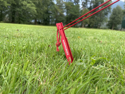 Haringboer 23 cm aluminium klei & grasharing met PegPull®