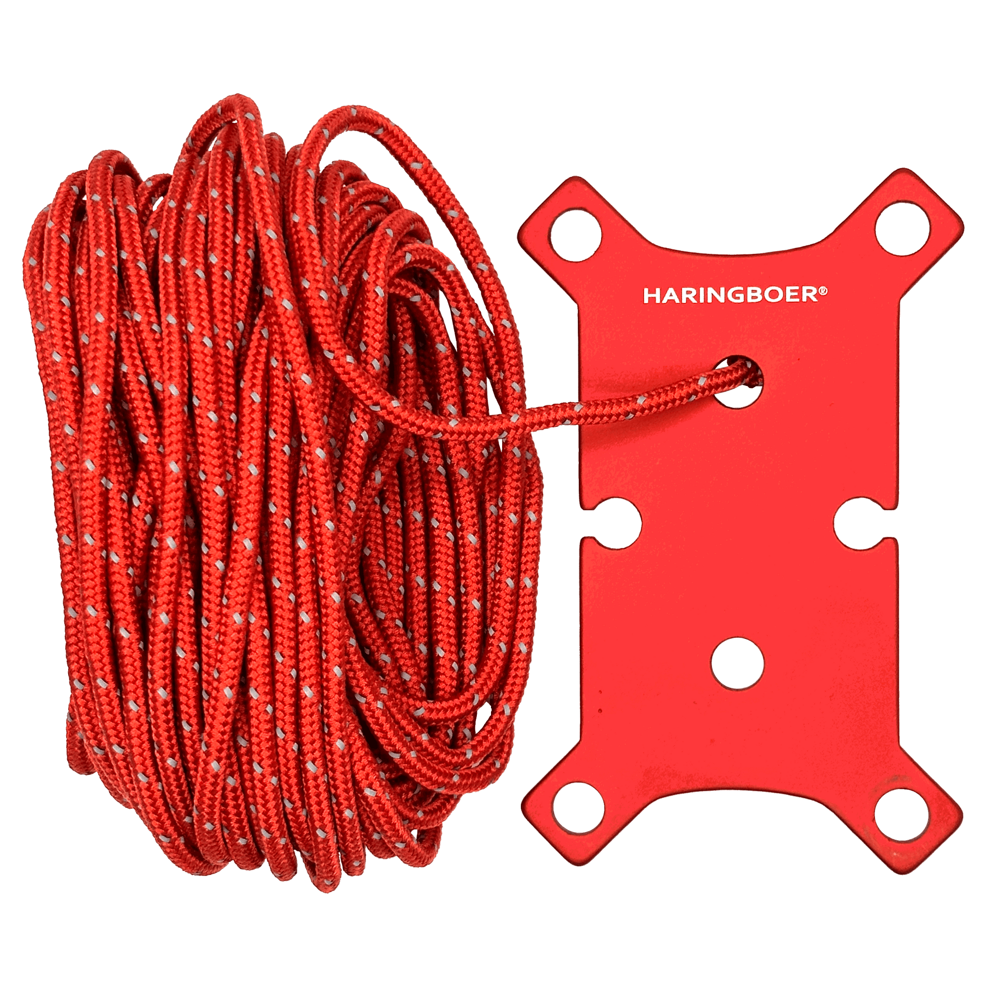 Haringboer 4,0 mm x 10 m scheerlijn op aluminium klos