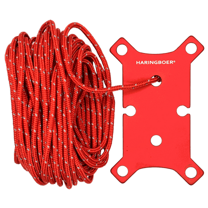 Haringboer 4,0 mm x 10 m scheerlijn op aluminium klos