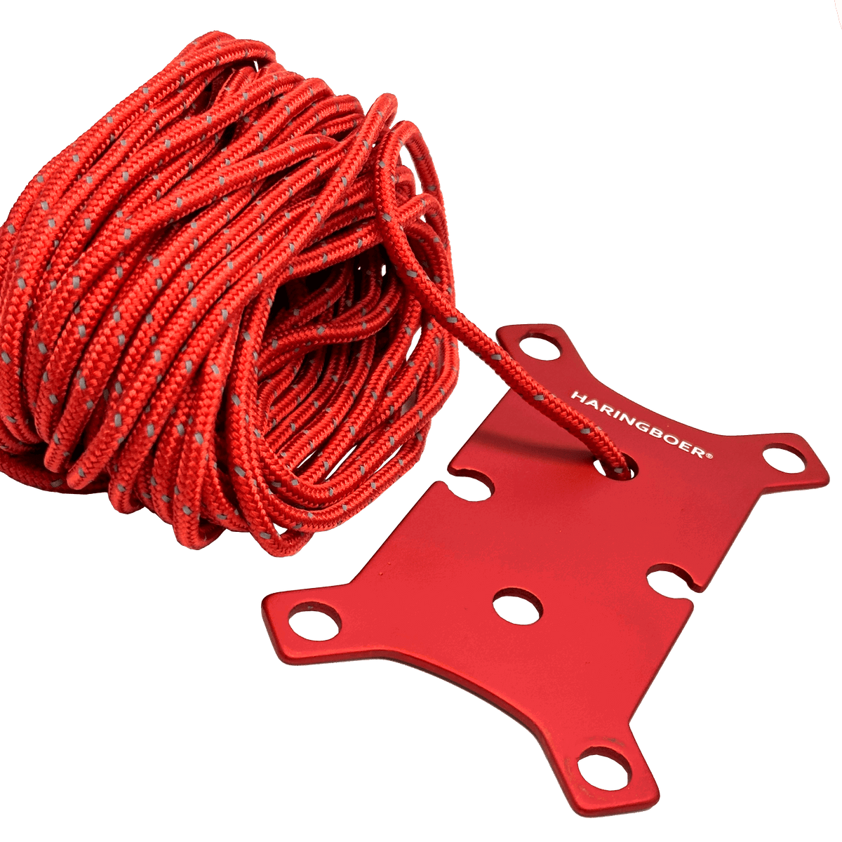 Haringboer 4,0 mm x 10 m Abspannleine auf Aluminiumspule