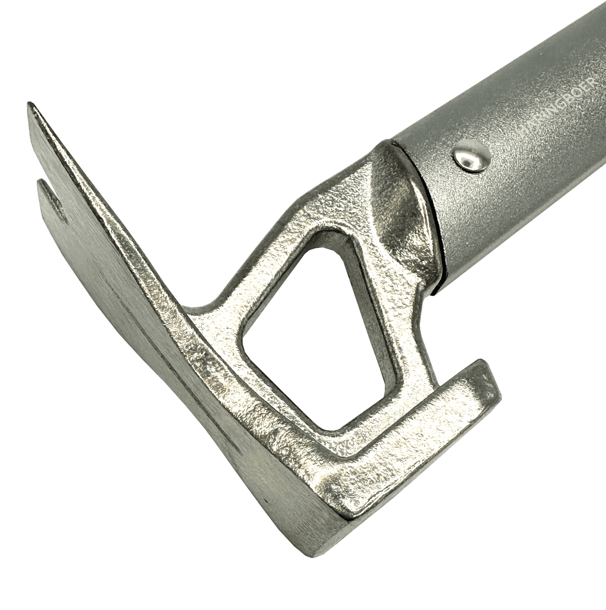 Heringshammer 30 cm aus Aluminium und Edelstahl, Detailansicht