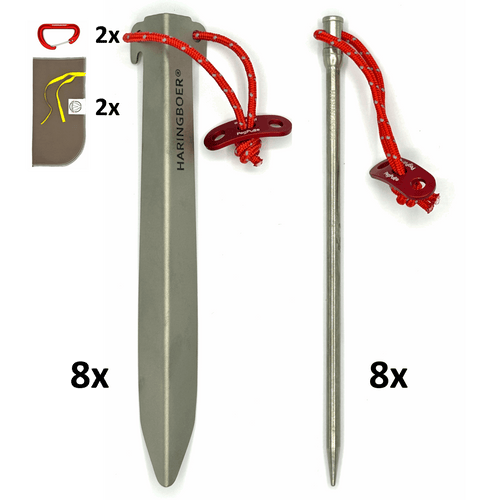 Produkt-Bundle – 16,5 cm Heringe – Weiche & Harte Böden